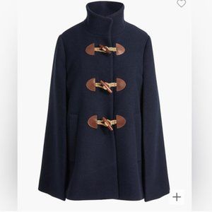 J. Crew navy wool cape